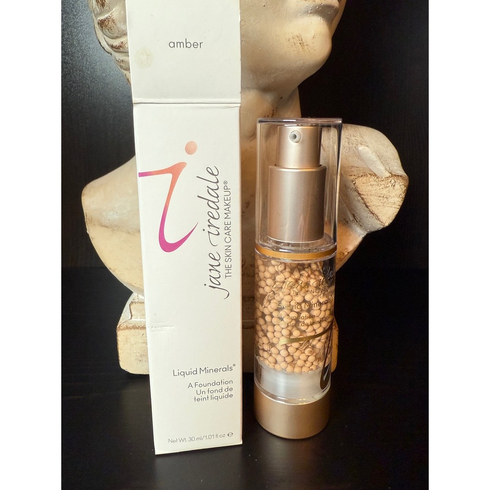 Jane Iredale Liquid Minerals A Foundation Amber 30ml 1.01 fl oz Serum Makeup